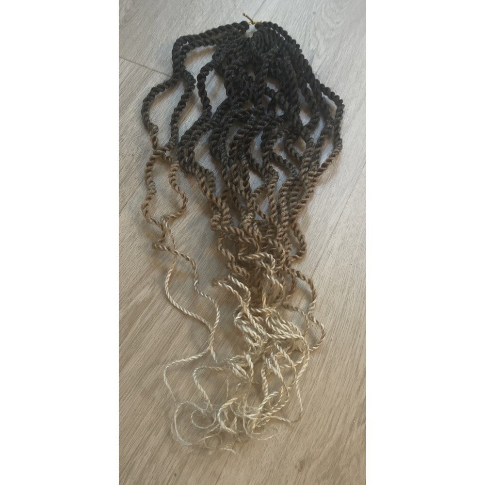 Ombré Extension Set of 15 w/Braids Curls 24" Long Dreads